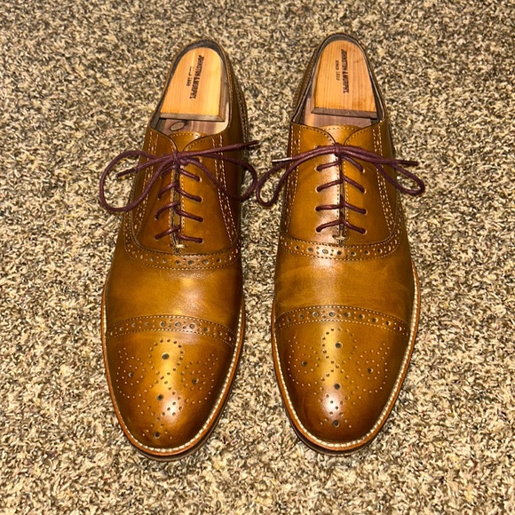 ‼️SOLD‼️ Johnston & Murphy Mens Dress Shoes Size 12M - Picture 2 of 4